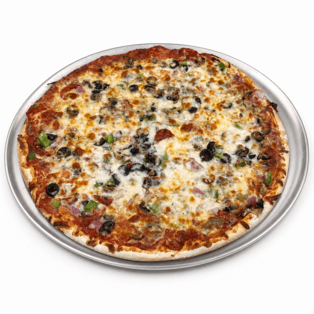 Everything Lovers Deep Dish Pizza.