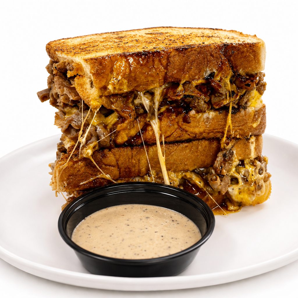Steak N Cheddar Panini.