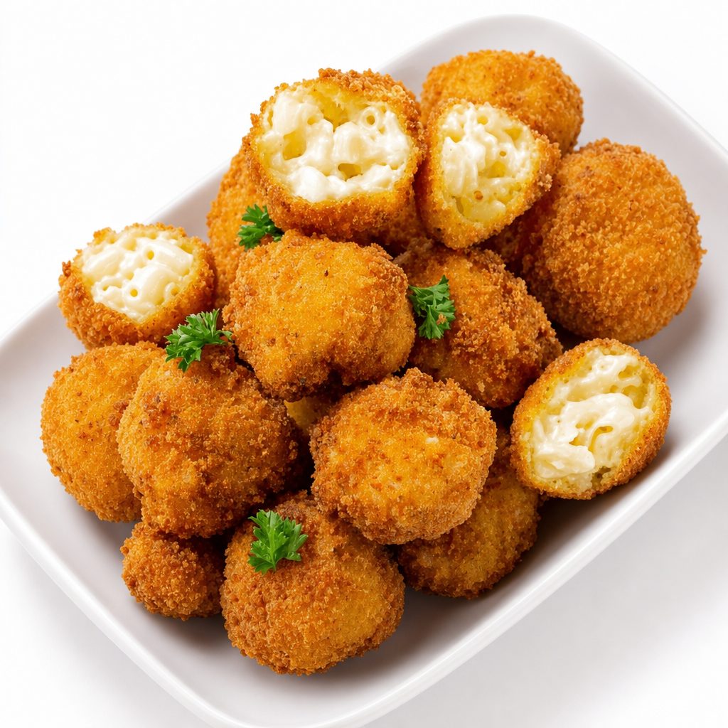 Mac N Cheese Bites.