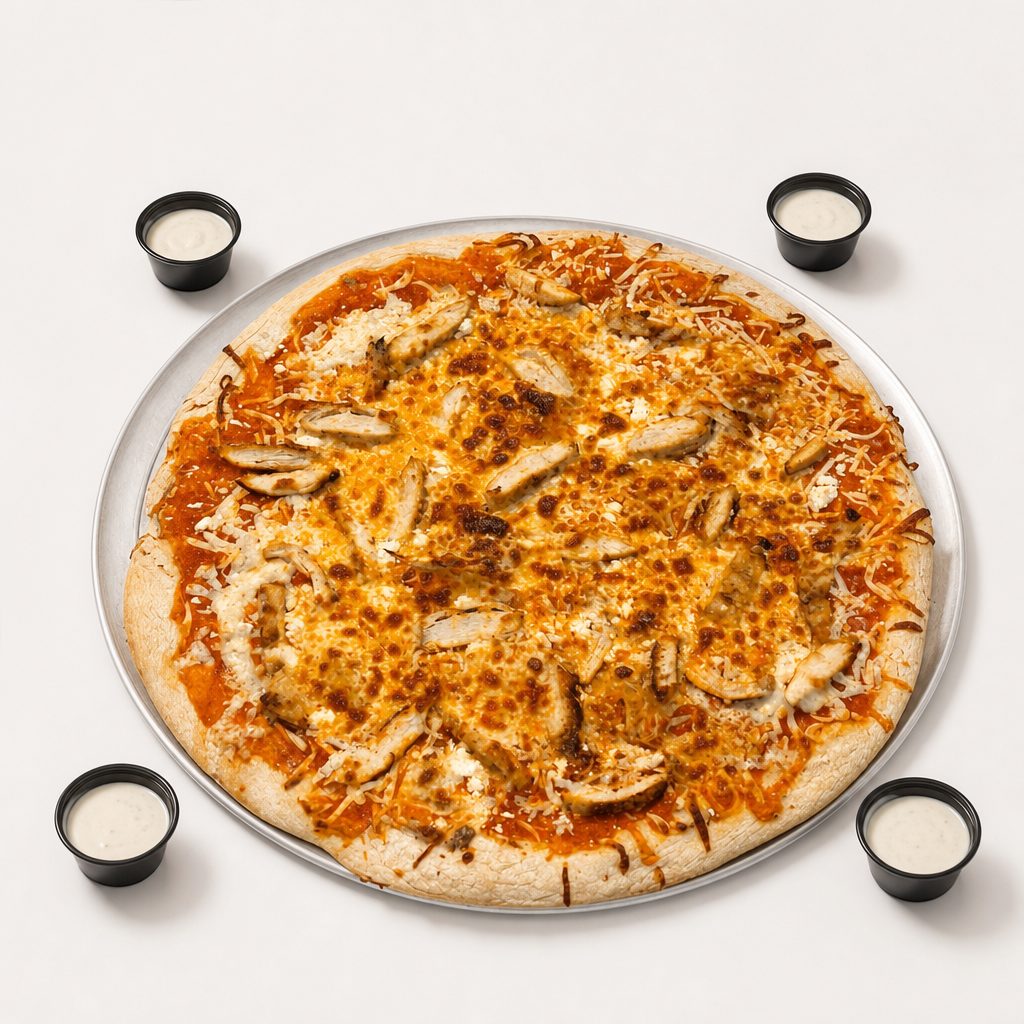 Buffalo Chicken Pizza.