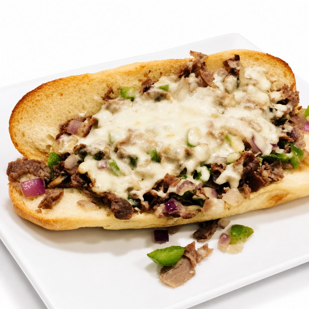 Philly Cheese Steak Sandwich.