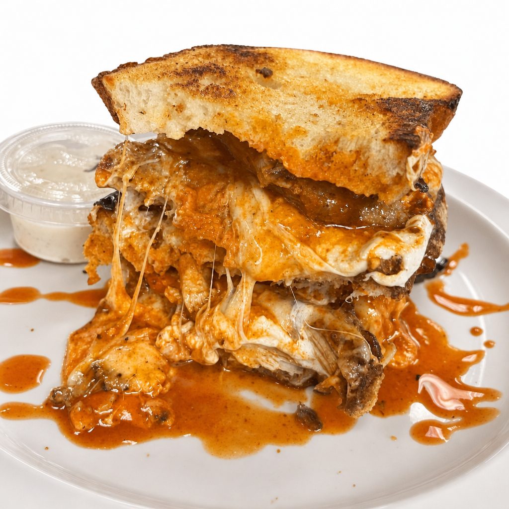 Buffalo Chicken Panini.