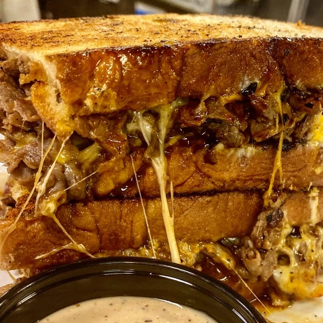 Steak N Cheddar Panini.